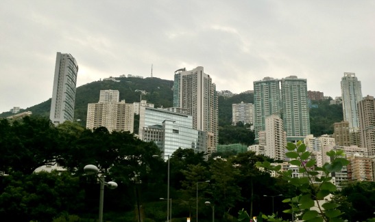 Somewhere up there is the Victoria Peak